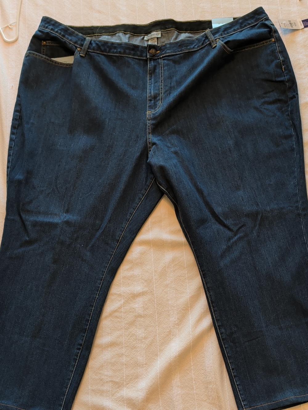 Women's Dark Blue Jeans - Classic Straight Fit
